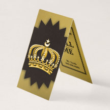 Gold und schwarze Krone