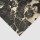 Gold und schwarze Marmor 2, Geschenktücher Seidenpapier (Ausschnitt)