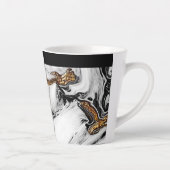 "Gold und schwarze Marmor" Milchtasse (Rechts)