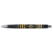 Gold und schwarze Streifen mit Kugelschreiber (Vorderseite)