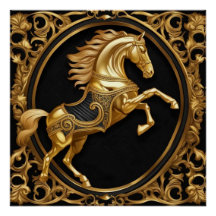 Gold und schwarze Zierrahmen