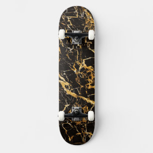 Gold und schwarzer Marmor (komplett mit LKW und Rä Skateboard