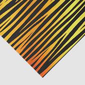 Gold und schwarzer Tiger wie Streifen Muster, Tier Seidenpapier (Ausschnitt)