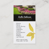 Gold und Schwarzes, die Visitenkarten Visitenkarte (Rückseite)