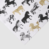 Gold und Schwarzweiss-moderne Marmorierungpferde Seidenpapier (Ausschnitt)