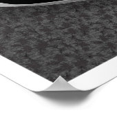 Gold und Silber Äpfel auf einem Silberplatter Poster (Ecke)