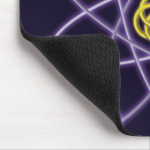 Gold und Silber Atomstrukturwissenschaft Mousepad (Ecke)