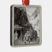 Gold-und Silber-Bergbau Ornament Aus Metall (Rechts)