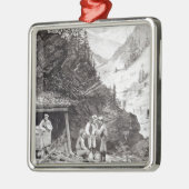 Gold-und Silber-Bergbau Ornament Aus Metall (Links)