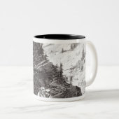 Gold-und Silber-Bergbau Zweifarbige Tasse (VorderseiteRechts)