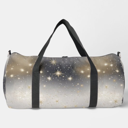 Gold- und Silber-Duffel-Beutel schimmern Duffle Bag (Vorderseite)