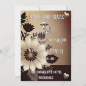 Gold und Silber Einladung (Vorderseite)