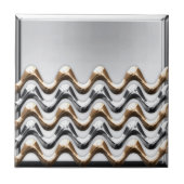 Gold und Silber Fliese (Vorderseite)