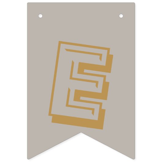 Gold und Silber Frohe Weihnachten Wimpelkette (Dritte Fahne)