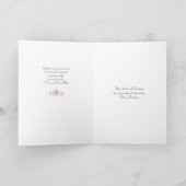 Gold und Silber Frohe Weihnachtsbaum Feiertagskarte (Innenseite)