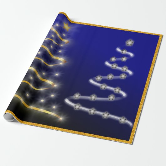 Gold und Silber- Geschenkpapier (Ungerollt)