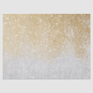 Gold und Silber Glitzer Ombre Luxury Design Seidenpapier