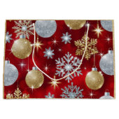 Gold und Silber Große Geschenktüte (Vorderseite)