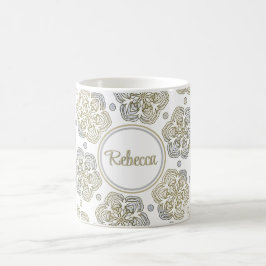 Gold und Silber Kaffeetasse