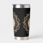 Gold- und Silber-Mandala-Wasserflasche Thermobecher (Rechts)