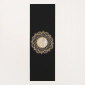 Gold- und Silber-Mandala Yogamatte (Rückseite)
