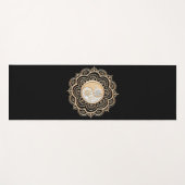 Gold- und Silber-Mandala Yogamatte (Vorderseite (Horizontal))