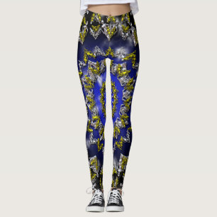Gold und Silber mit Plasma-Leggings Leggings