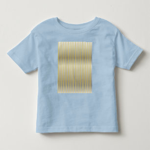 Gold und Silber (Streifen) Kleinkind T-shirt
