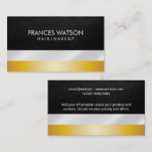 Gold und Silber Visitenkarte (Vorne/Hinten)