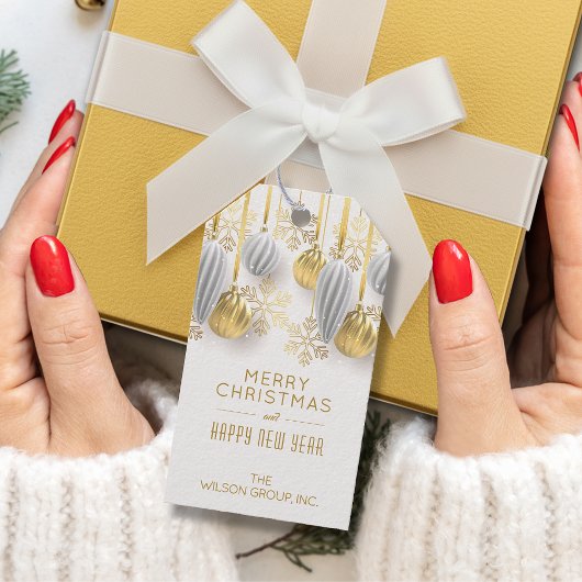 Gold und Silber Weihnachtsschmuck Geschenkanhänger