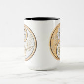 Gold- und Silber-Yin-Yang Tasse (Zentrum)