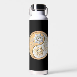 Gold- und Silber-Yin-Yang-Wasserflasche Trinkflasche