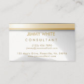 Gold- und Silberberater Visitenkarte (Rückseite)