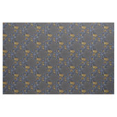 Gold und Silberblauer geschmolzene Metalle Stoff (Fat Quarter (45,7 x 55,9 cm))