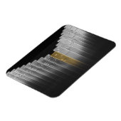 Gold- und Silberdominanten Magnet (Linke Seite)