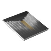 Gold- und Silberdominanten Notizblock (angewinkelt)
