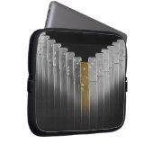 Gold- und Silberdominos Laptopschutzhülle (Vorne Rechts)