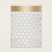 Gold- und Silberdots-Leinenvorführung (Rückseite)