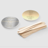 Gold- und Silberhochzeitprogramm Fächer (Non-assembled)