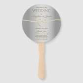 Gold- und Silberhochzeitprogramm Fächer (Vorderseite)