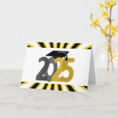 Gold- und Silberklasse 2025 Karte (Gelbe Blume)