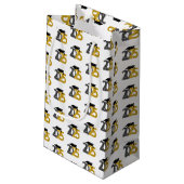 Gold- und Silberklasse des Abschlusses 2025 Kleine Geschenktüte (Rückseite Schrägansicht)