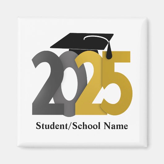 Gold- und Silberklasse des Abschlusses 2025 Magnet (Vorne)