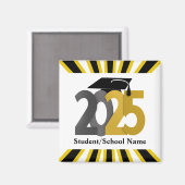 Gold- und Silberklasse des Abschlusses 2025 Magnet (Vorderseite/Rückseite)