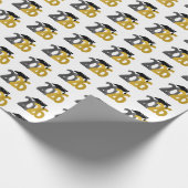 Gold- und Silberklasse des Abschlusses 2026 Geschenkpapier (Ecke)