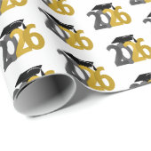 Gold- und Silberklasse des Abschlusses 2026 Geschenkpapier (Rolleneckpunkt)