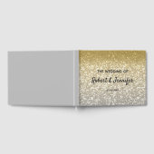 Gold- und Silberkristalle für elegante Hochzeiten Gästebuch (Voll)