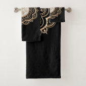Gold- und Silbermandala Badhandtuch Set (Insitu)