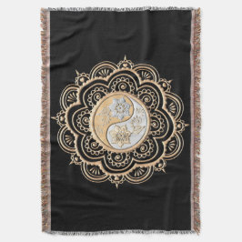 Gold- und Silbermandala Decke
