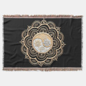 Gold- und Silbermandala Decke (Vorderseite)